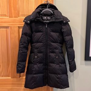 Kenneth Cole Reaction Black Down and Feather Winter Parka Coat